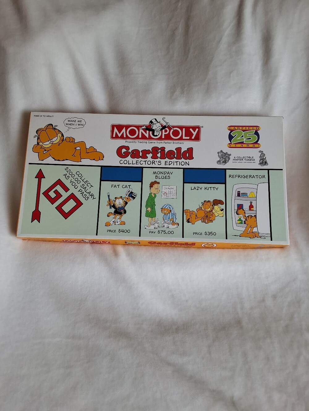 Garfield Monopoly Board Game-Like New!